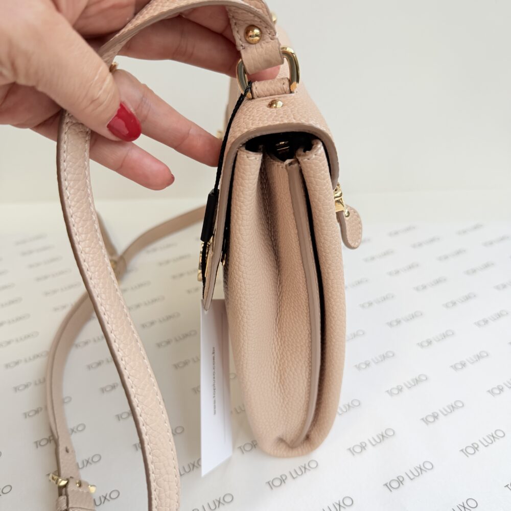 Bolsa Ferragamo nude couro - Image 9