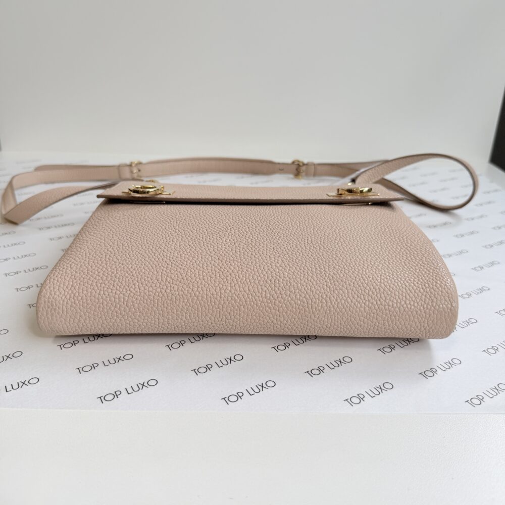 Bolsa Ferragamo nude couro - Image 11