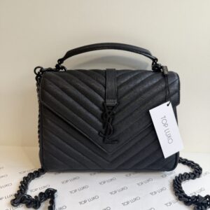 Bolsa Saint Laurent preta College media