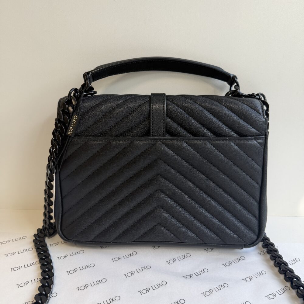 Bolsa Saint Laurent preta College media - Image 5
