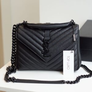 Bolsa Saint Laurent preta College media
