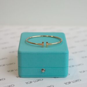 Bracelete Tiffany Wire T ouro rosa large